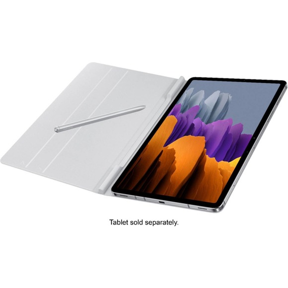 Samsung - EF-BT870PJEGUJ Galaxy tab S7 Book Cover - Light Gray - Picture 6 of 7